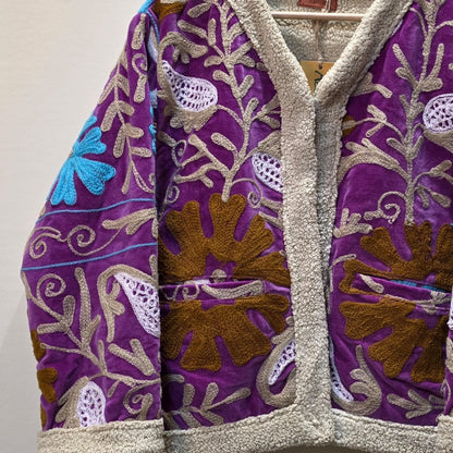Teddy Velvet Suzani jacket