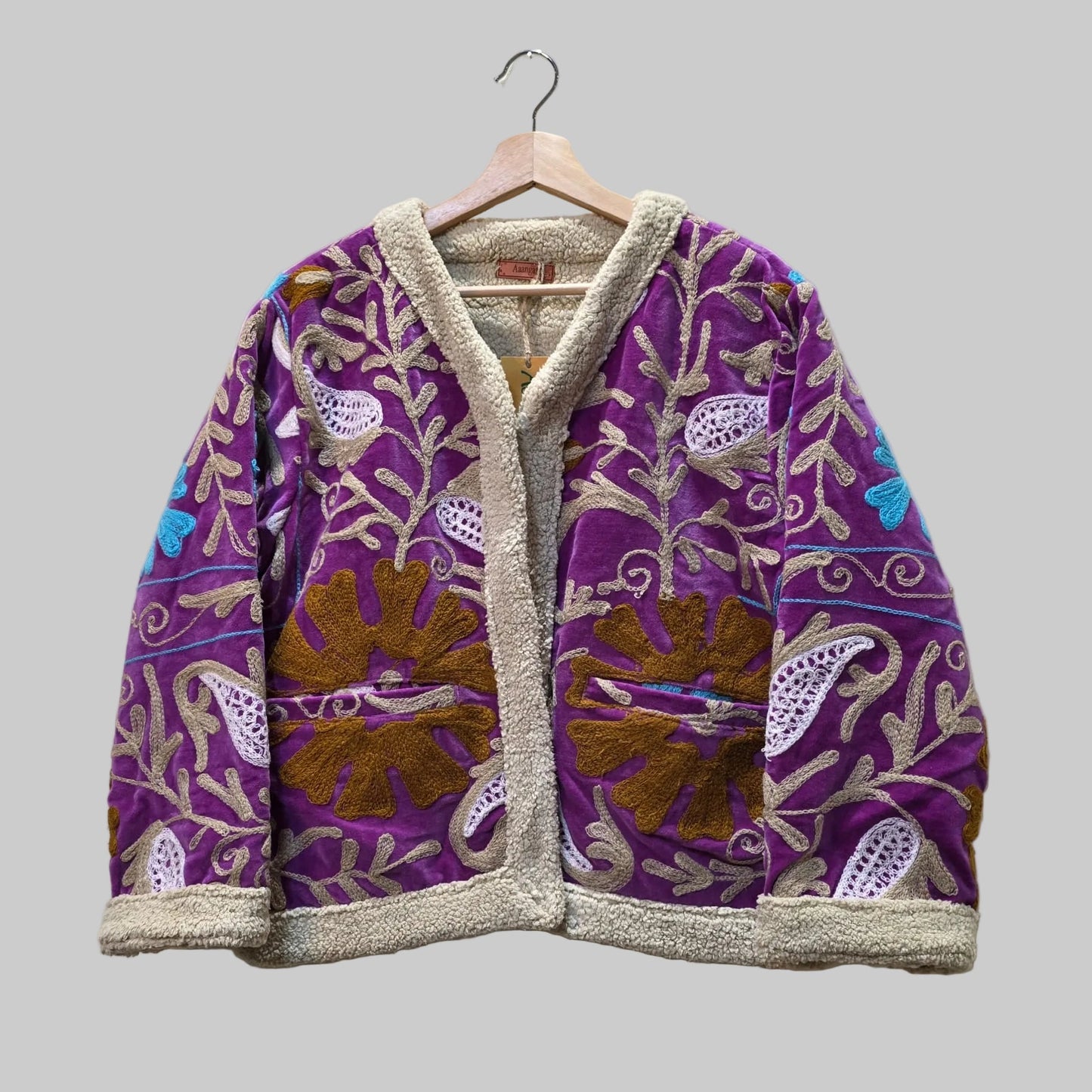 Teddy Velvet Suzani jacket