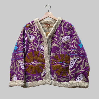 Teddy Velvet Suzani jacket