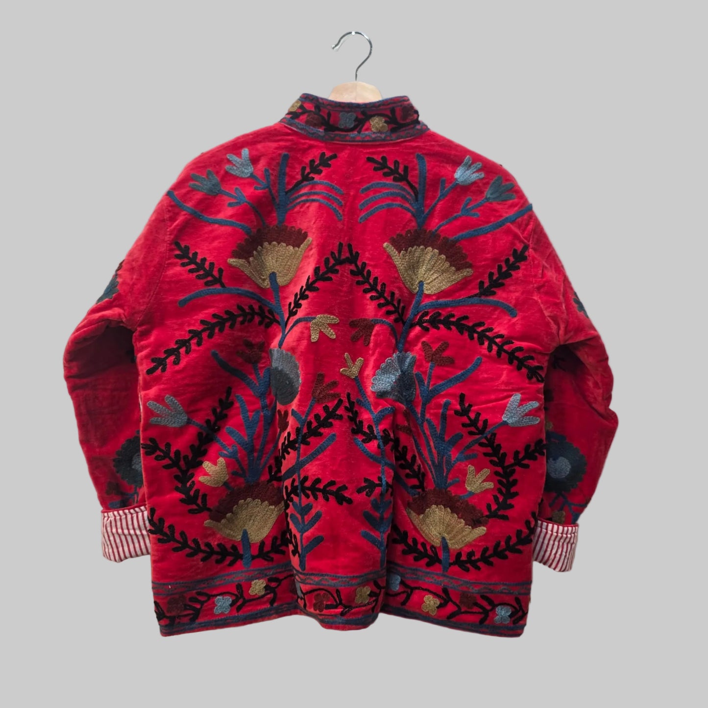 Flower Velvet Suzani jacket