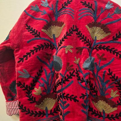 Flower Velvet Suzani jacket