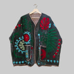 Dove Velvet Suzani jacket