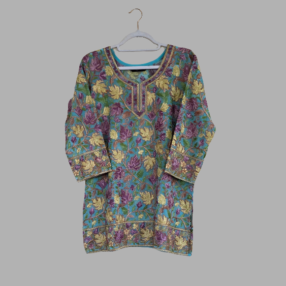 Kashmiri short kurti/top