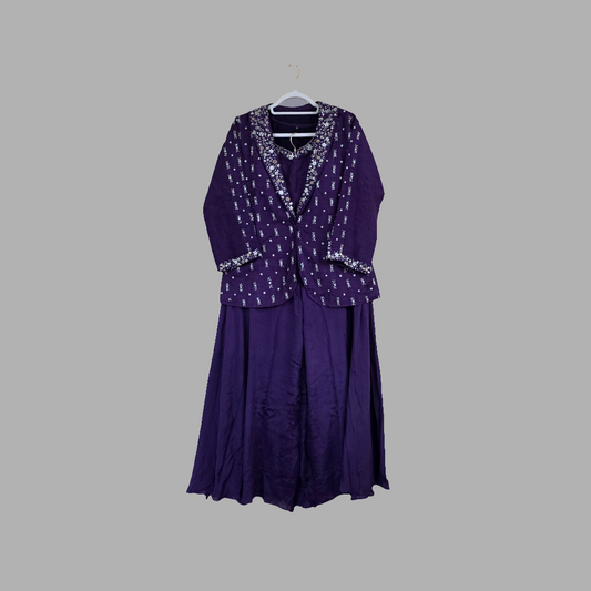 Palazzo set with jacket
