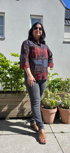 Cotton Ajrakh print shirt