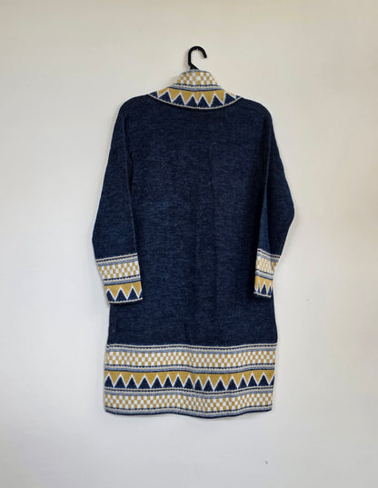 Woolen Shrug with boho style border