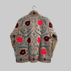 Summer Flower Velvet Suzani jacket