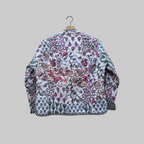 Handblock printed reversible jacket