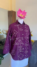 Lavender Bandhani Shirt