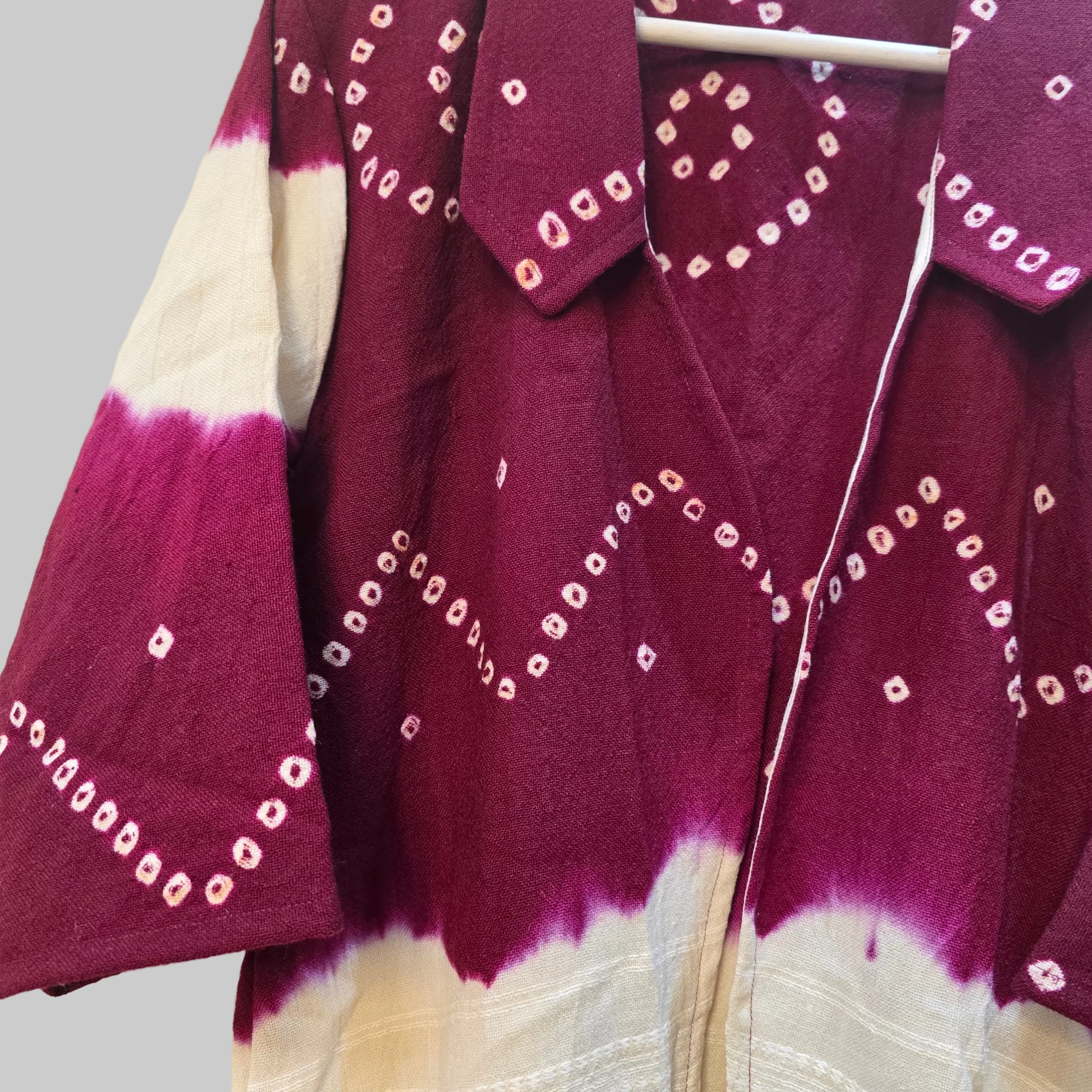 Woolen Bandhani shrug