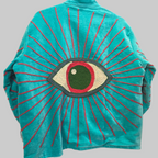 Eyes Velvet Suzani jacket