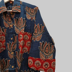Handblock printed cotton shirt