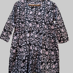 Cotton handblock(Bagru print) peplum top