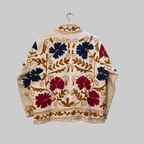 Flower Jute Suzani jacket