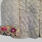 Handblock printed reversible jacket