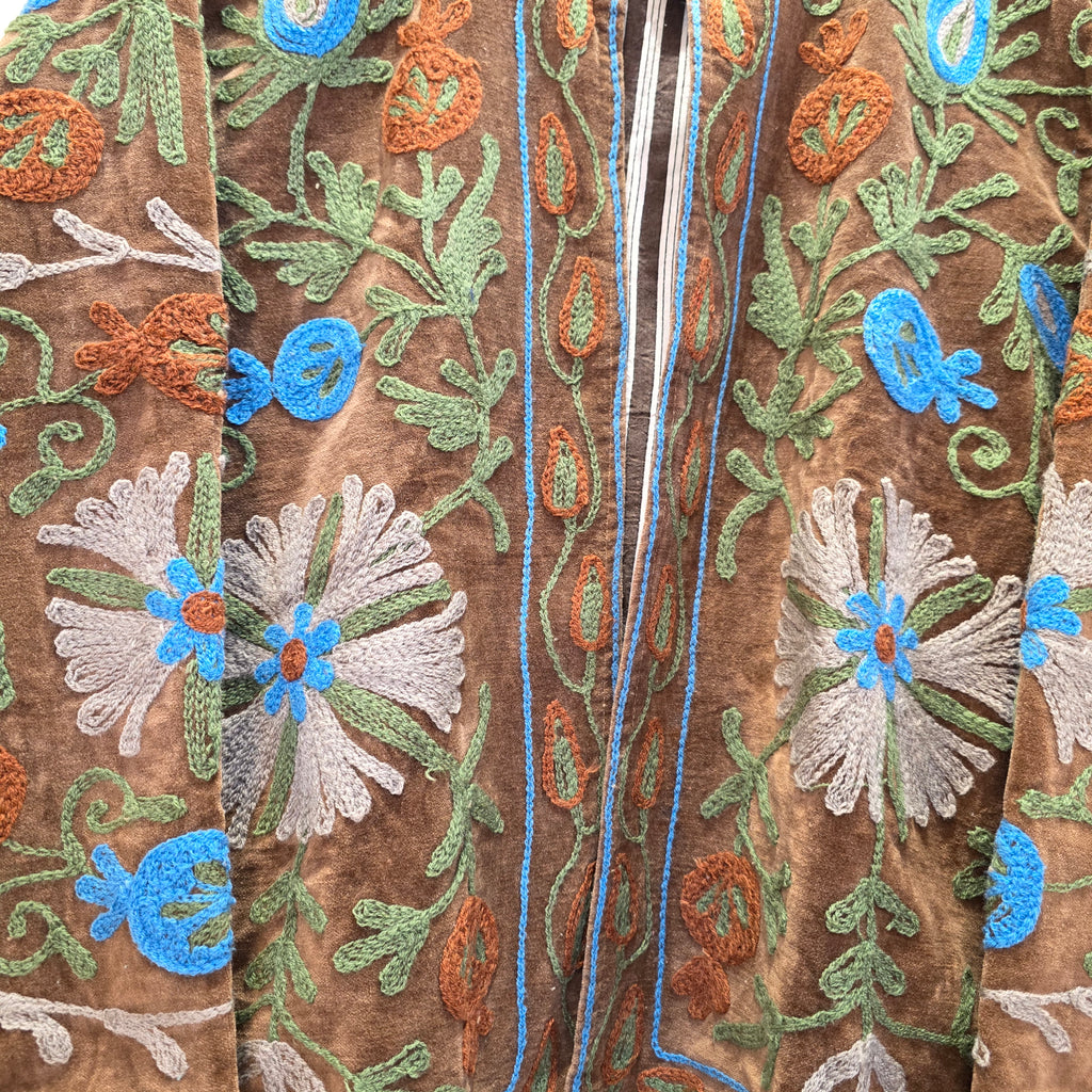 Pomegranate Velvet Suzani jacket