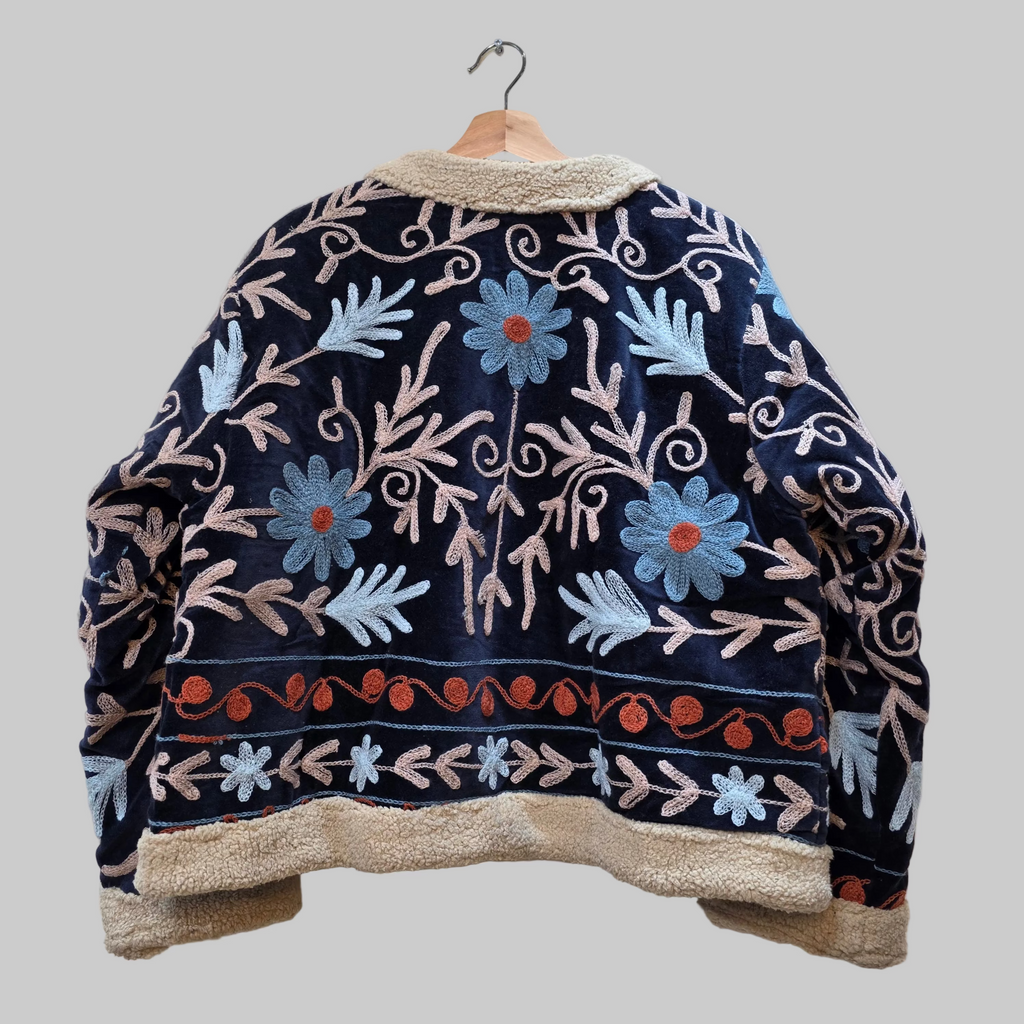Teddy Velvet Suzani jacket