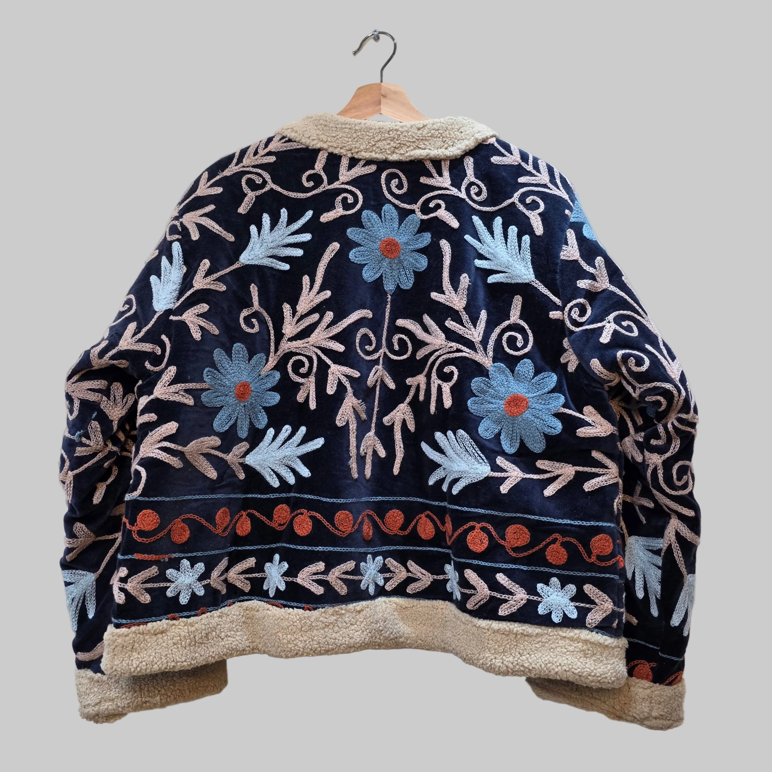 Teddy Velvet Suzani jacket