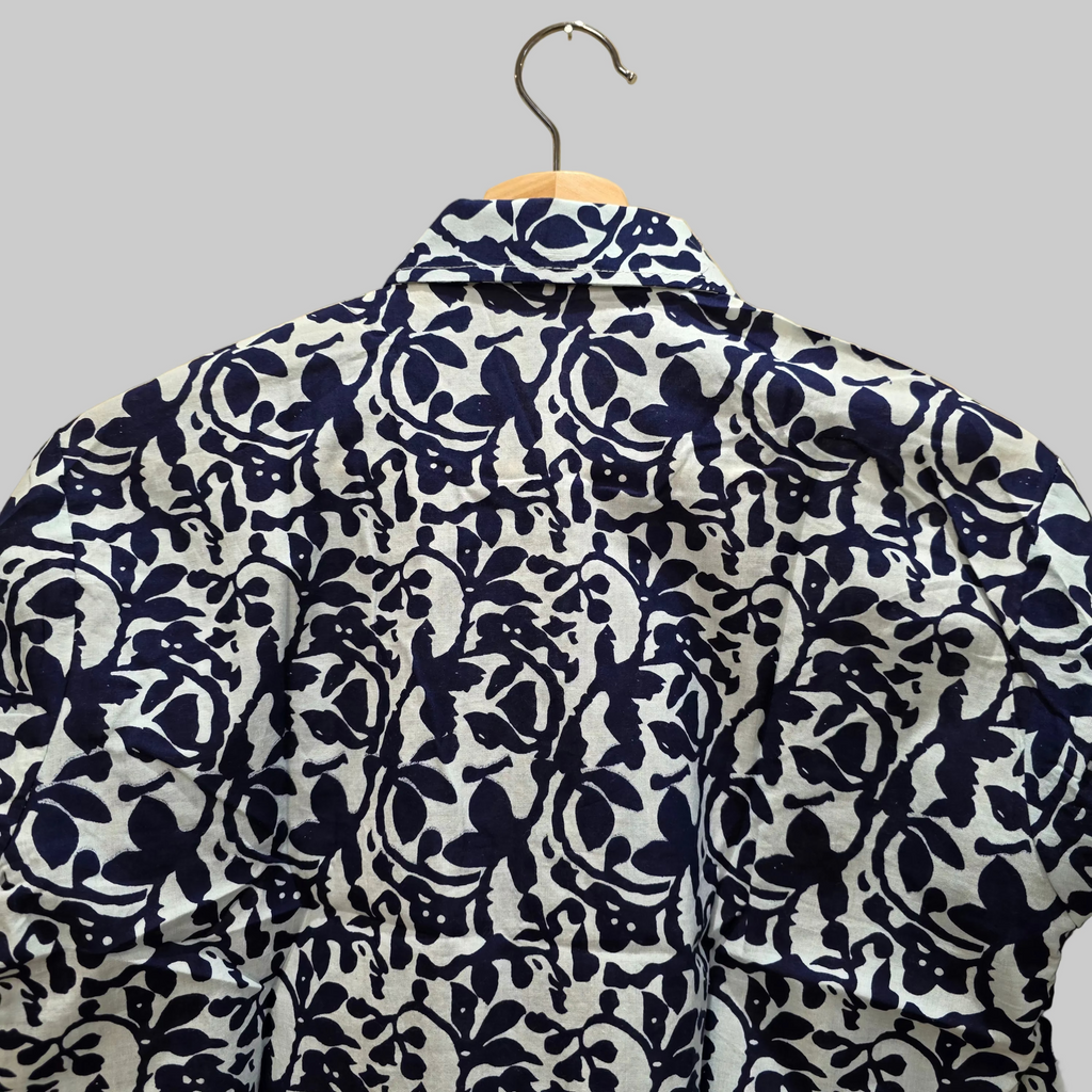Cotton Handblock print shirt
