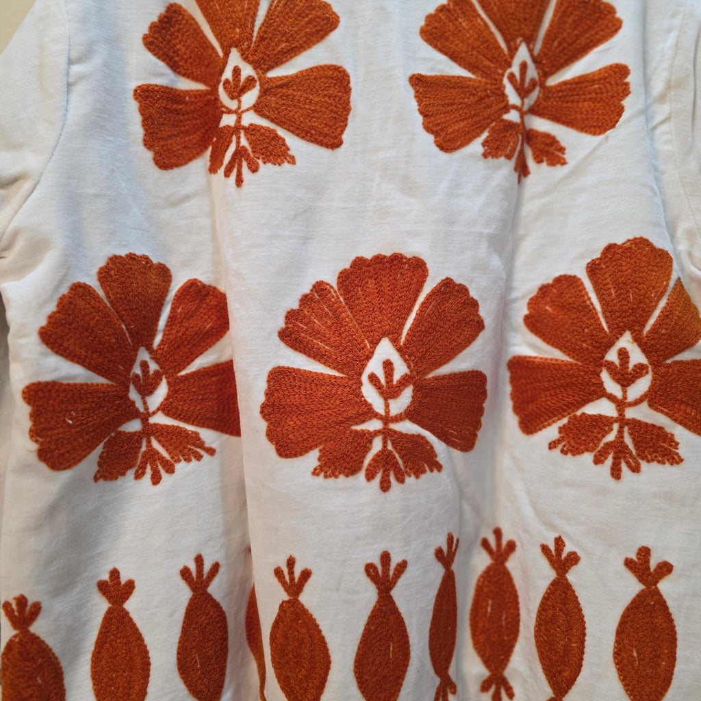 Dancing Birds Velvet Suzani jacket
