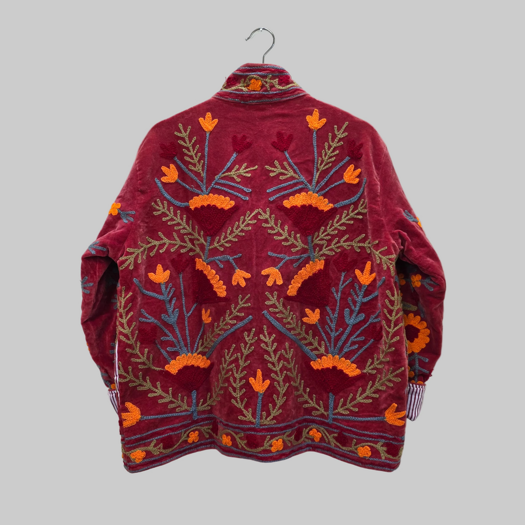 Flower Velvet Suzani jacket