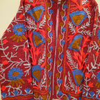Flower Jute Suzani jacket