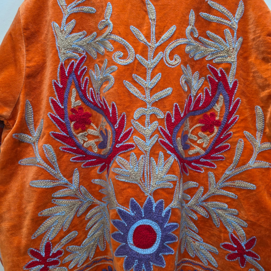 Mango Velvet Suzani jacket