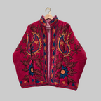 Mango Velvet Suzani jacket