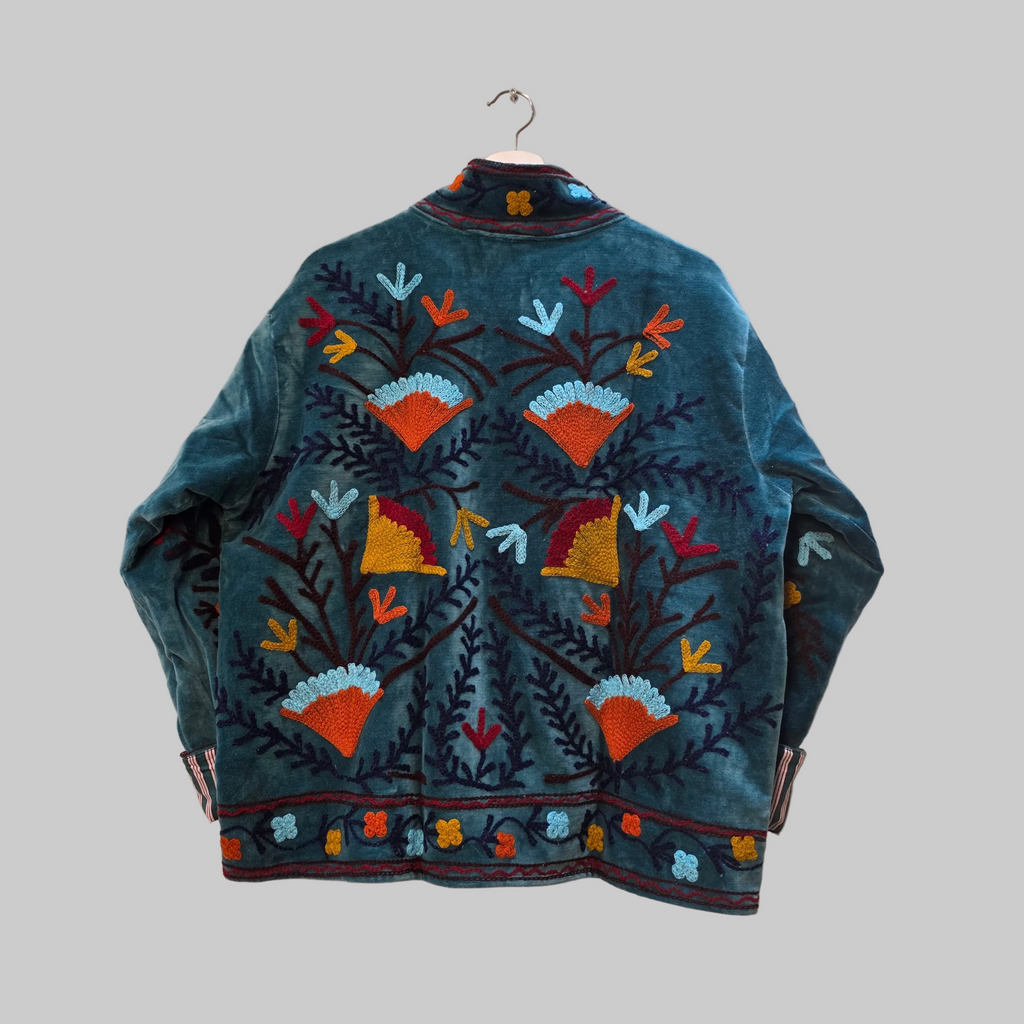 Flower Velvet Suzani jacket