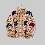 Flower Jute Suzani jacket