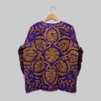 Cotton Suzani jacket, kimono style