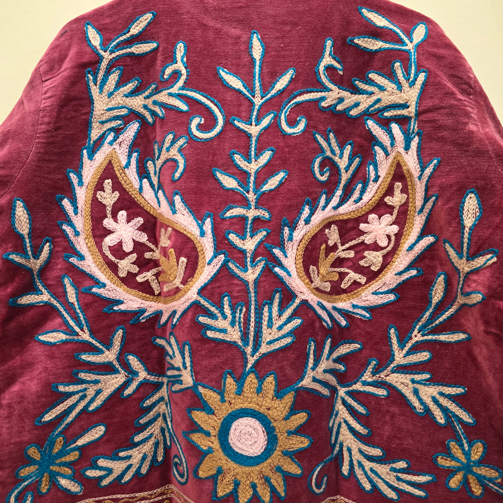 Mango Velvet Suzani jacket