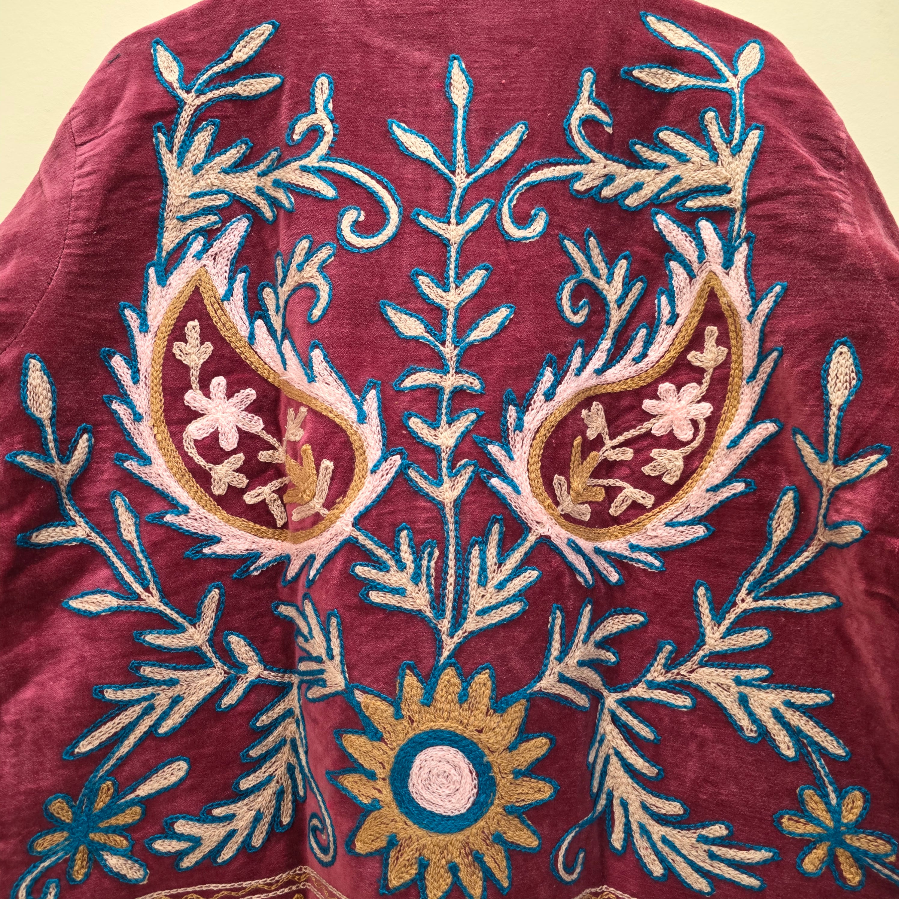 Mango Velvet Suzani jacket