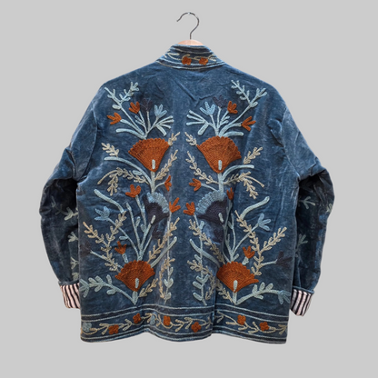 Flower Velvet Suzani jacket