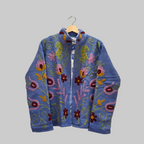 Parrot Jute Suzani jacket