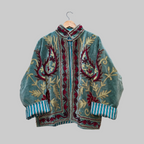 Mango Velvet Suzani jacket