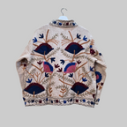 Flower Jute Suzani jacket
