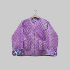 Handblock printed reversible jacket