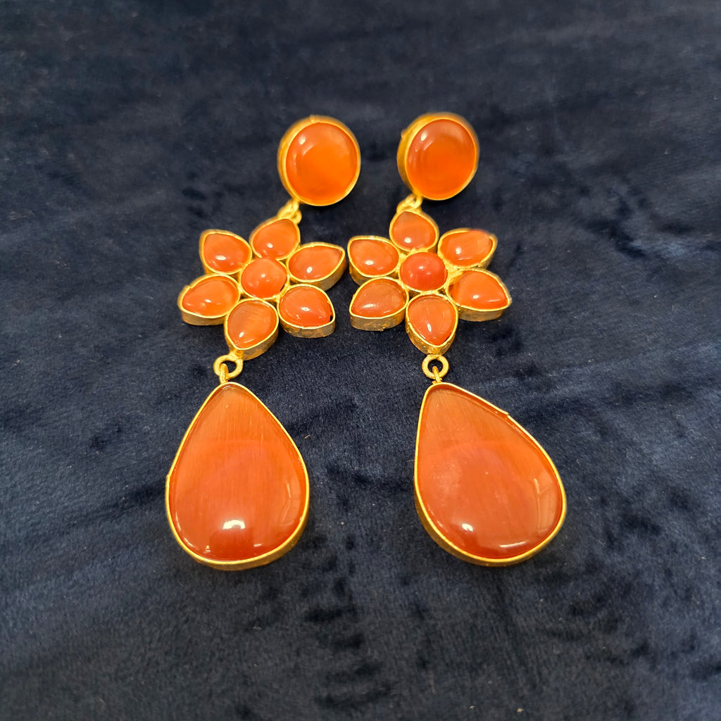 Flower Drop Earrings