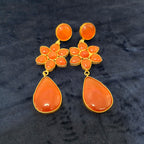 Flower Drop Earrings