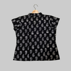 Cotton handblock short top