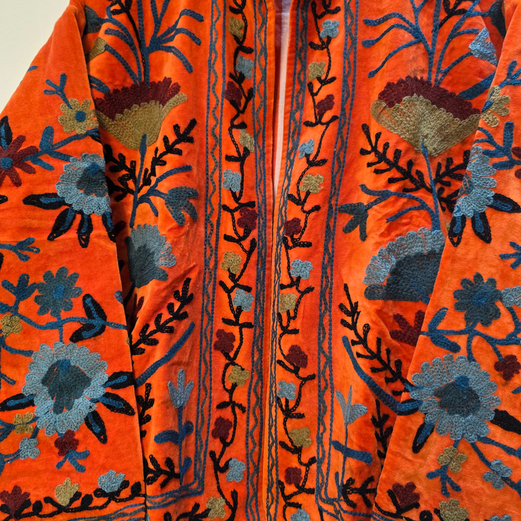 Flower Velvet Suzani jacket