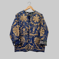 Cotton Suzani jacket, kimono style
