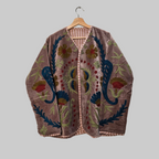 Mango Velvet Suzani jacket