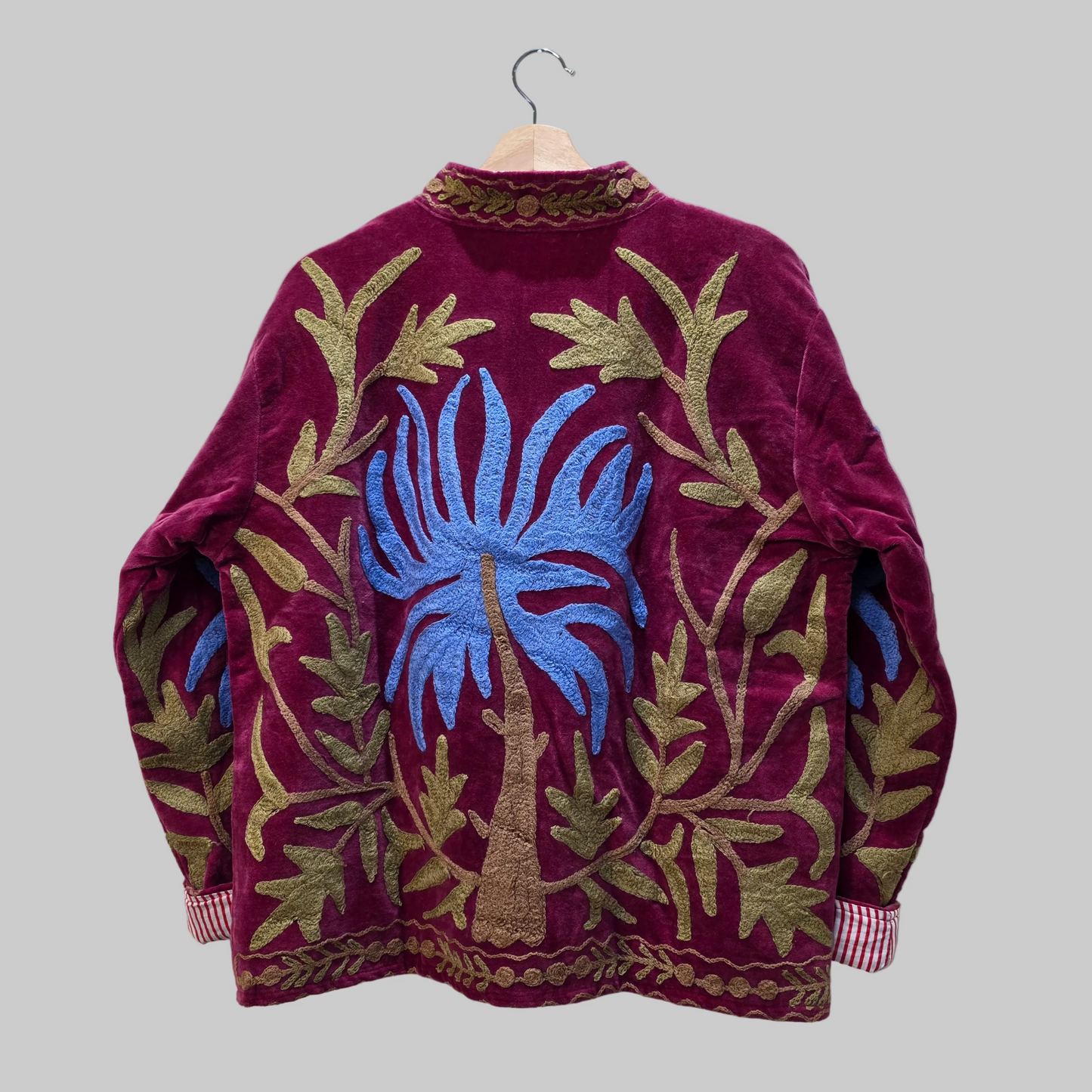 Palmtree Velvet Suzani jacket