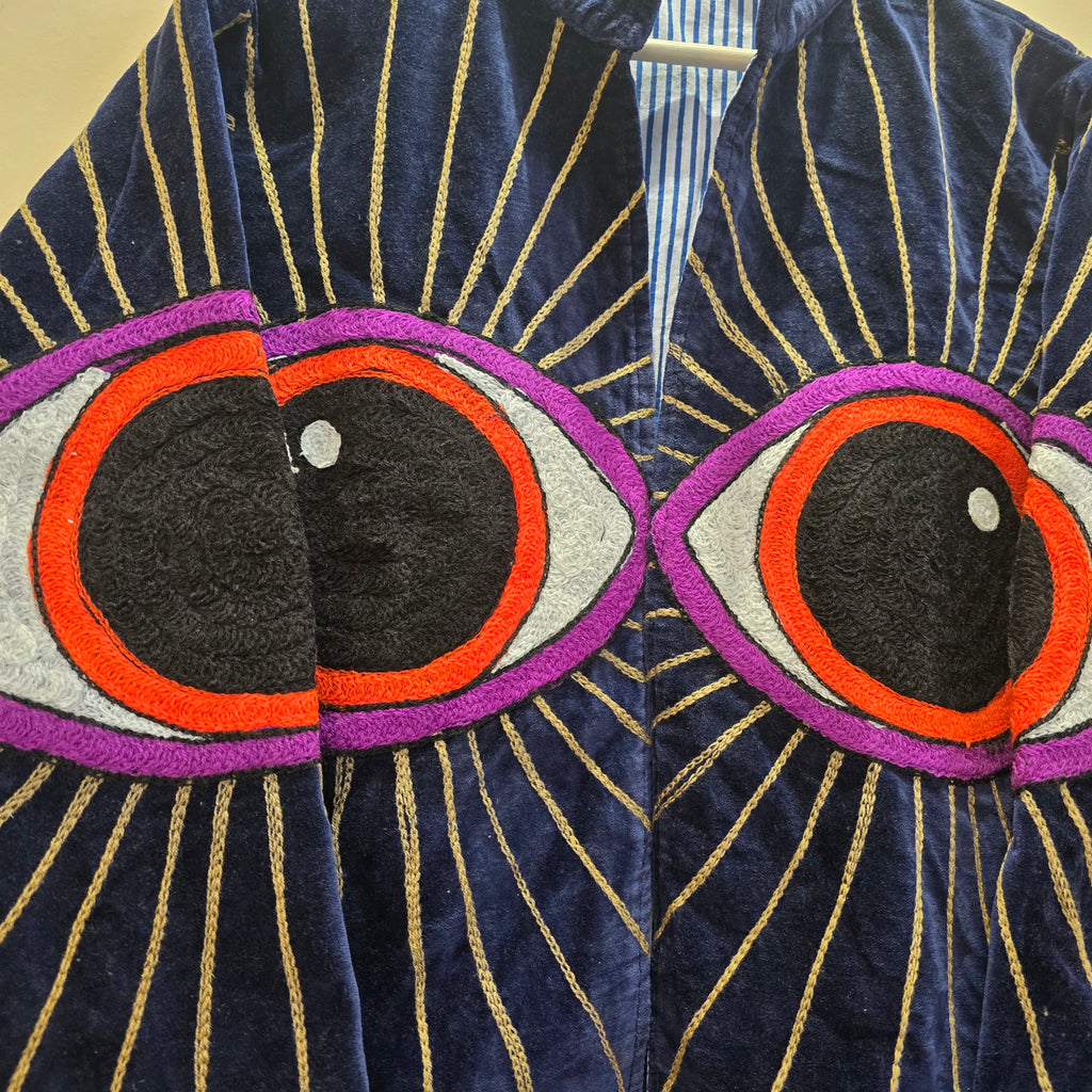 Eyes Velvet Suzani jacket