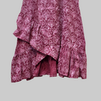 Handblock (Bagru print) Cotton frill dress