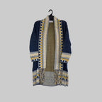 Woolen Shrug with boho style border