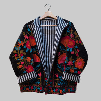 Flower Velvet Suzani jacket