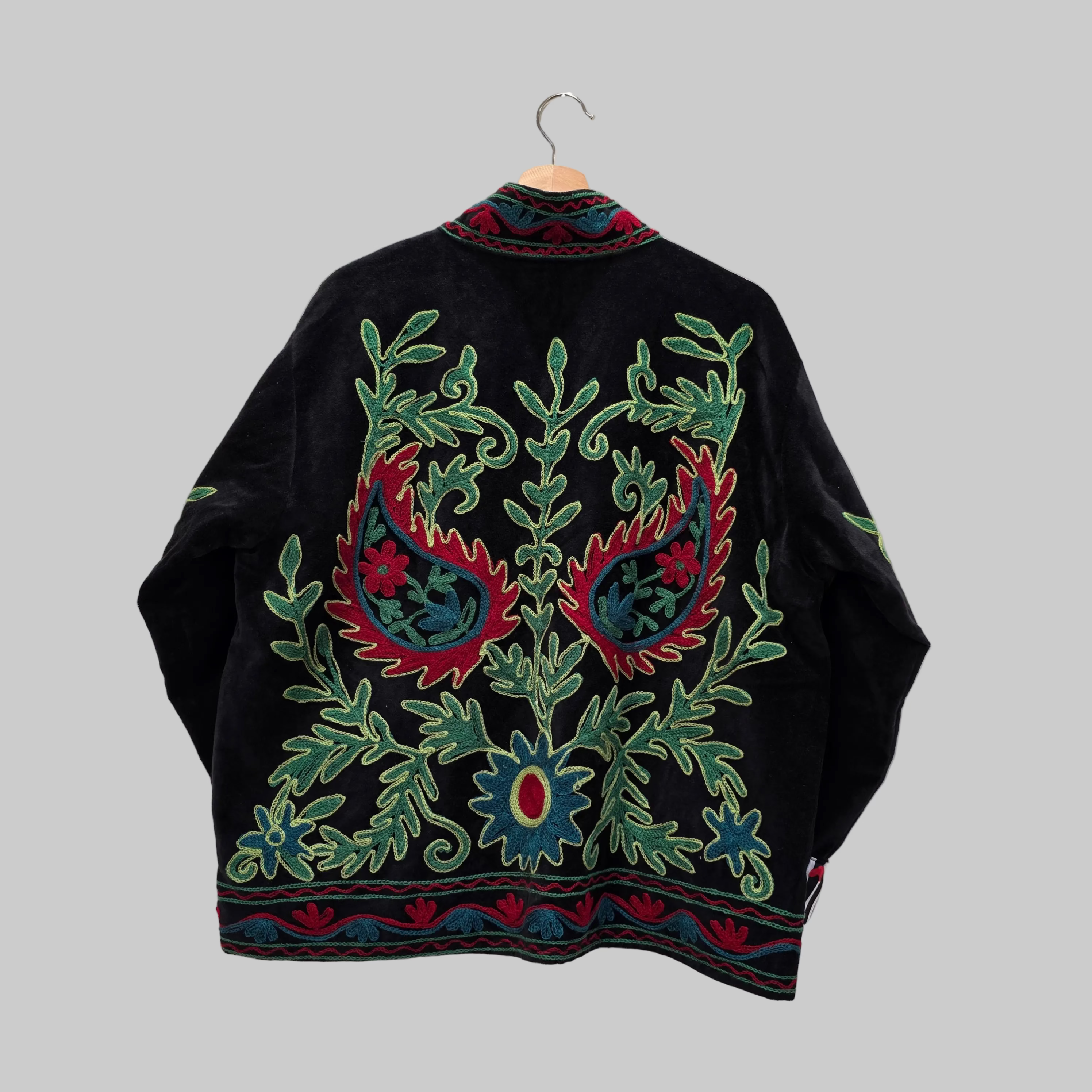 Mango Velvet Suzani jacket